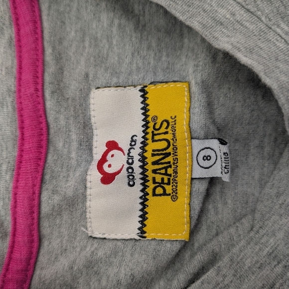 Appaman Peanuts Gray Apartment Dress 8 - Picture 4 of 5